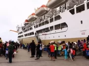 H+1 Kondisi Pelabuhan Tanjung Perak Surabaya Sibuk