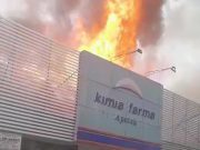 Apotek Kimia Farma Diponegoro Surabaya Terbakar