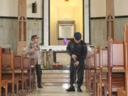 896 Personel Dikerahkan Amankan Paskah dan Sterilisasi Gereja di Surabaya