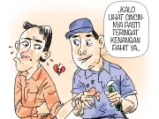 Ikhlas Melepas Cincin Kenangan di Kantor Pemadam Kebakaran Pasar Turi