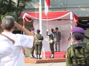 Universitas 17 Agustus 1945 (Untag) Surabaya Refleksikan Nilai Pancasila Dalam Kegiatan Upacara