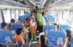 20 Ribu Anak Gunakan KA saat Liburan di Wilayah Daop 8 Surabaya