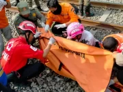Pelajar SD Meninggal Usai Tertabrak Kereta Api di Perlintasan Jalan Sememi Jaya Utara