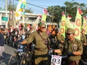 Komunitas Sepeda Tua Berkeliling Kota Pahlawan Rayakan HUT Ke-78 RI