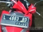 Kawanan Maling Motor Pilih Honda Beat Terkunci Setir di Jalan Kapasari Perdukuhan Gang 6, Surabaya
