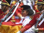 Sepatu Pembawa Bendera Pusaka di Istana Copot saat Upacara HUT RI