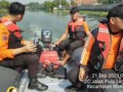 Laporan Orang Tenggelam di Sungai Gunung Sari Surabaya, Diduga Bunuh Diri