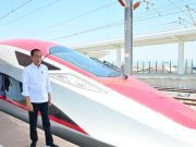 Ditanya Rencana Kereta Cepat Diperpanjang ke Surabaya, Jokowi Jawab Begini