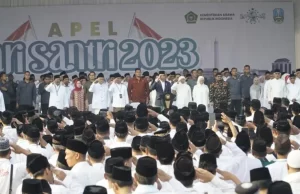 Apel Hari Santri 2023 di Tugu Pahlawan Surabaya