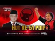 Tidak Disebut Oleh Pembawa Acara Saat Pembukaan HUT PDIP ke 51 Ganjar duduk paling belakang