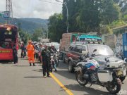 Tabrakan Beruntun 5 Kendaraan di Puncak Bogor