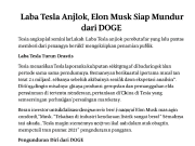 Laba Tesla Anjlok, Elon Musk Siap Tinggalkan Peran di DOGE?
