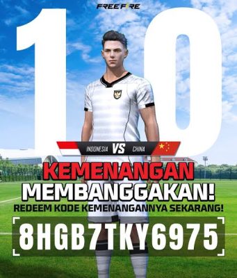 Merayakan Kemenangan Timnas Indonesia, Garena Free Fire Indonesia Bagikan Kode Redeem FF Terbaru