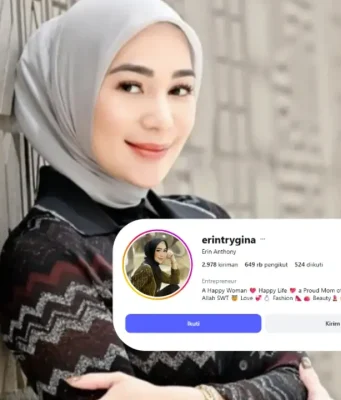 Akhirnya Berubah! Erin Wartia Lepas Nama Taulany dari Instagram